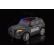 Акумулаторен джип POLICE,WI-Fi 12V с меки гуми,кож.седалка и сирена