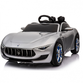 Акумулаторна кола Maserati  Alfieri, 12V с меки гуми и кожена седалка