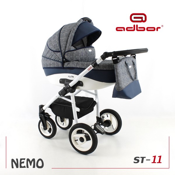 Продукт Adbor Nemo Style - Бебешка количка 3в1 - 0 - BG Hlapeta
