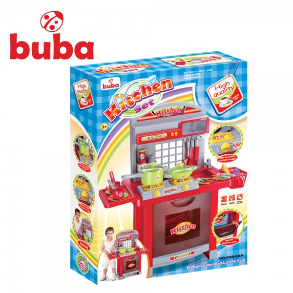 Продукт Buba Superior голяма детска кухня червена - 0 - BG Hlapeta