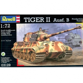 Revell Военен танк Тигър II - Сглобяем модел