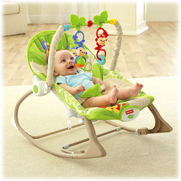 Продукт FISHER PRICE - Бебешки шезлонг/столче Тропическа гора - 0 - BG Hlapeta