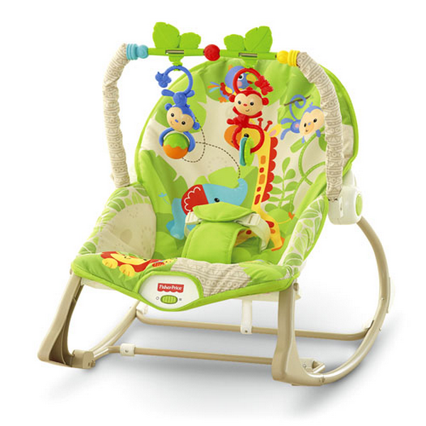FISHER PRICE - Бебешки шезлонг/столче Тропическа гора