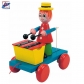 Продукт Woody Играчка за дърпане Клоун - 1 - BG Hlapeta