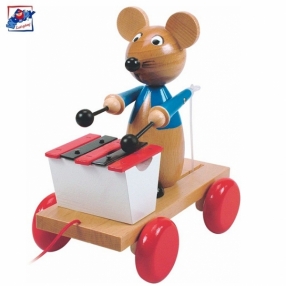 Woody Играчка за дърпане Мишка