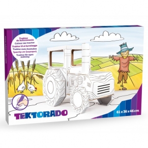 Tektorado Картонен трактор за оцветяване