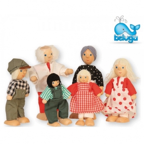 Beluga комплект дървени кукли