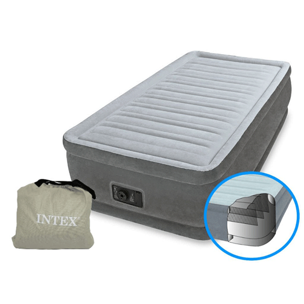 Продукт Intex Twin Comfort-Plush Elevated - Надуваем матрак с вградена помпа, 99х191х46см. - 0 - BG Hlapeta