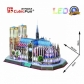 Продукт CubicFun Notre Dame - 3D Пъзел с LED светлини - 2 - BG Hlapeta