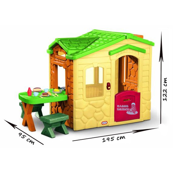 Продукт Little Tikes - Къща за пикник (жълто и зелено) - 0 - BG Hlapeta