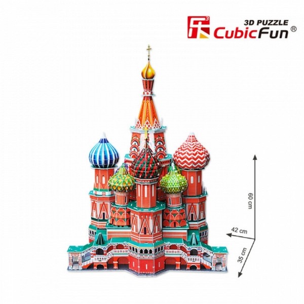 Продукт CubicFun St.Basil's Cathedral - 3D Пъзел - 0 - BG Hlapeta
