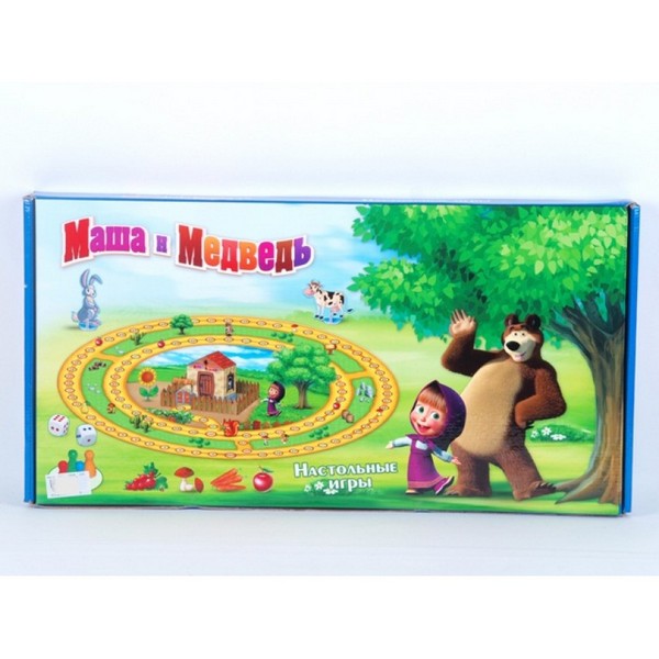 Занимателна игра Маша и Мечока