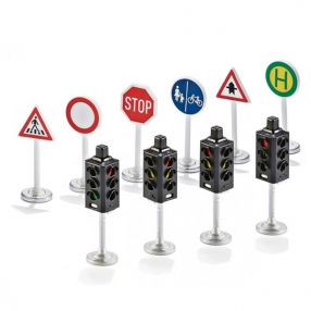 Siku - комплект пътни знаци и светофари