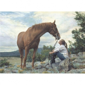 Anatolian - Момиче и кон