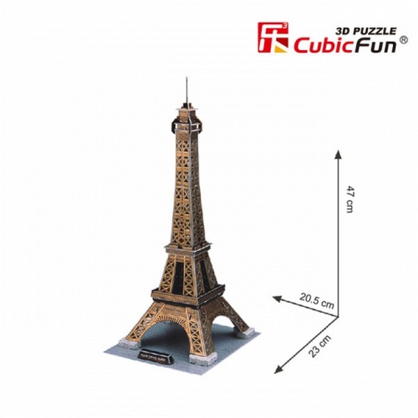 Продукт CubicFun Eiffel Tower - 3D Пъзел - 0 - BG Hlapeta