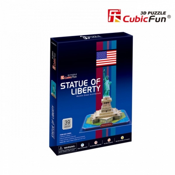 Продукт CubicFun Statue of Liberty - 3D Пъзел - 0 - BG Hlapeta