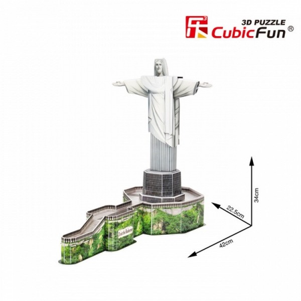 Продукт CubicFun Christ The Redeermer - 3D Пъзел - 0 - BG Hlapeta
