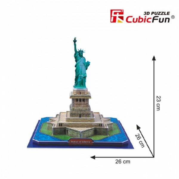 Продукт CubicFun Statue of Liberty - 3D Пъзел - 0 - BG Hlapeta