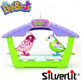 Silverlit Digibirds - Пееща птичка с къща за забава