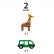 Brio играчка вагон с жираф 3