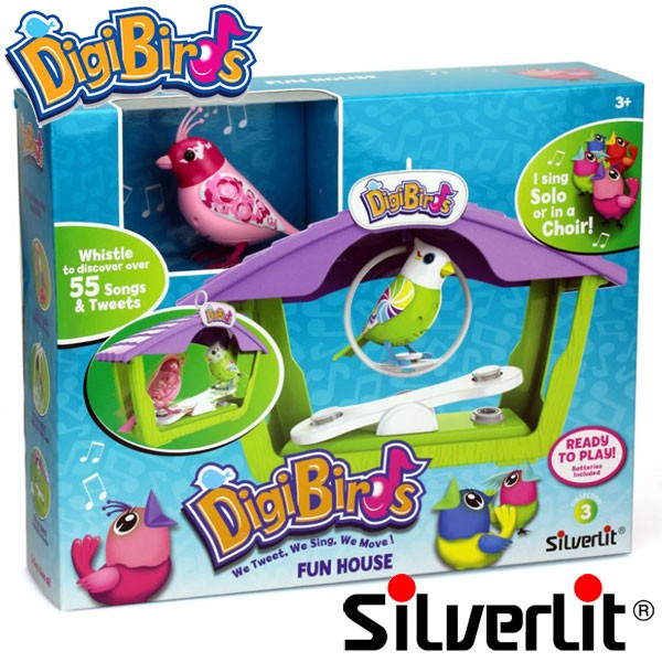 Продукт Silverlit Digibirds - Пееща птичка с къща за забава - 0 - BG Hlapeta