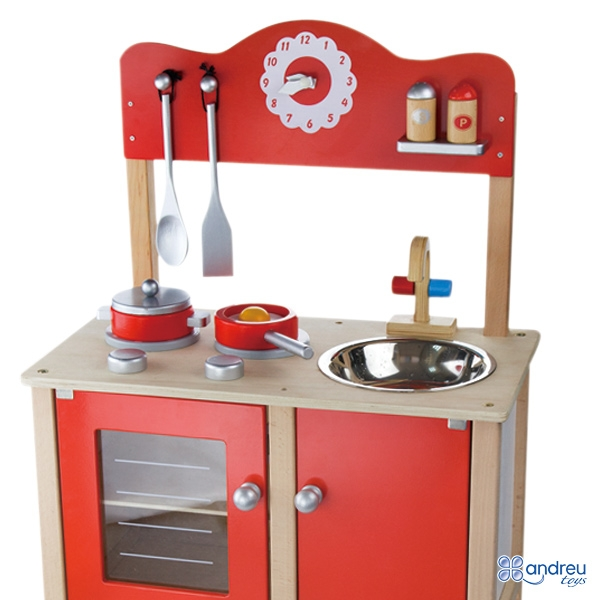 Продукт Andreu Toys Голяма червена кухня - 0 - BG Hlapeta