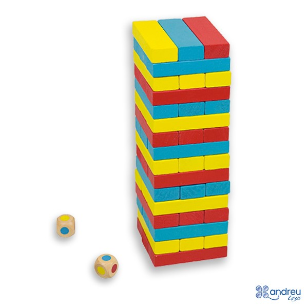 Продукт Andreu Toys Цветна балансна кула - 0 - BG Hlapeta