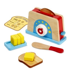 Melissa and Doug Детски дървен тостер