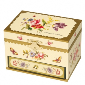 Trousselier Музикална кутия с чекмедже Цветя