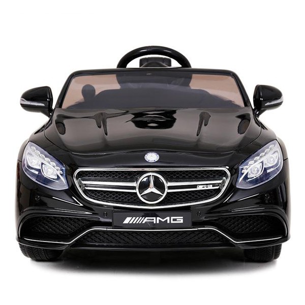 Продукт Акумулаторна кола Mercedes S63 AMG 12V с меки гуми, кож.седалка - 0 - BG Hlapeta