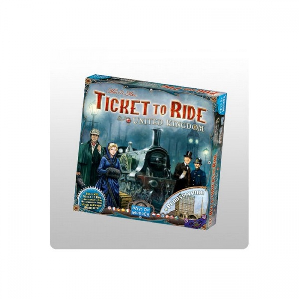 Days of Wonder Ticket To Ride United Kingdom - Настолна игра - PG/TTR-UK -  BG Hlapeta.com