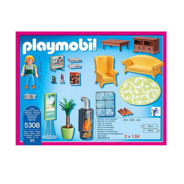 Продукт Playmobil - Всекидневна с камина - 0 - BG Hlapeta
