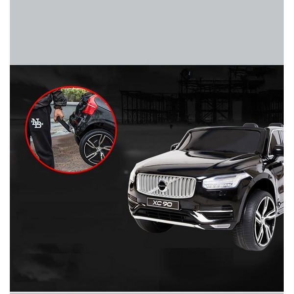 Продукт Акумулаторен джип Volvo XC90, 12V  с меки гуми и кожена седалка  - 0 - BG Hlapeta