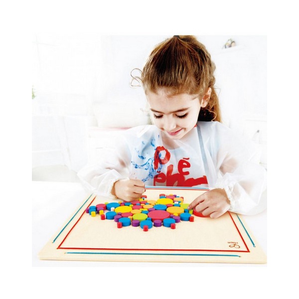 Продукт Hape - Детска живописна мозайка със стегозавър - 0 - BG Hlapeta