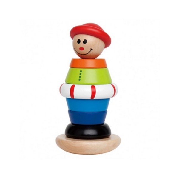 Продукт Hape - Дървена играчка с цветни рингове - 0 - BG Hlapeta