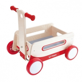 Hape - Дървена товарна количка за игра