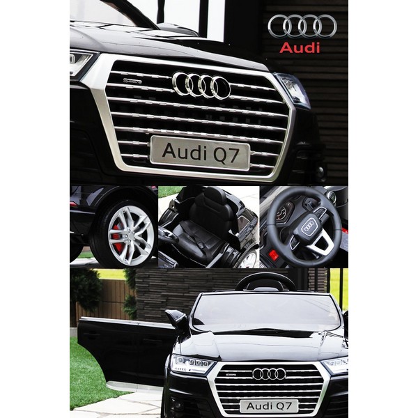 Продукт Акумулаторен джип Audi Q7 с WiFi,12V, меки гуми и кожена седалка - 0 - BG Hlapeta