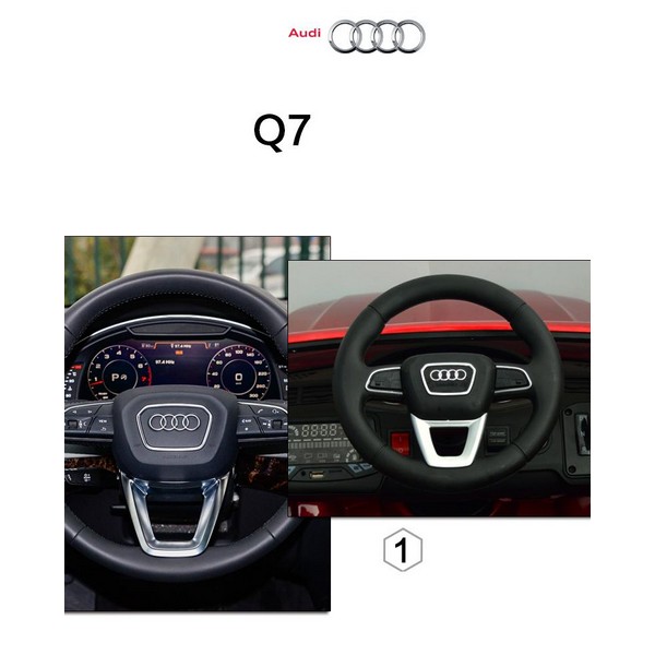 Продукт Акумулаторен джип Audi Q7 с WiFi,12V, меки гуми и кожена седалка - 0 - BG Hlapeta