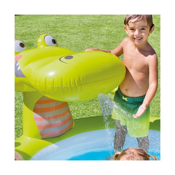 Продукт Intex Gator Spray Pool - Детски надуваем басейн с пръскалка Крокодил, 198х160х91см. - 0 - BG Hlapeta