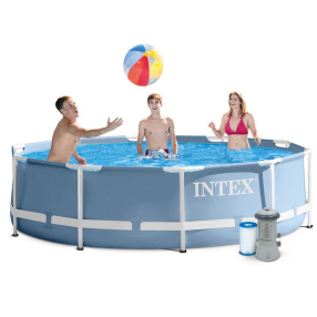 Intex Prism Frame - Сглобяем басейн с филтърна помпа 366 х 76 см.