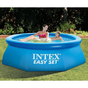Intex - Надуваем басейн с филтърна помпа 244 х 76 см.