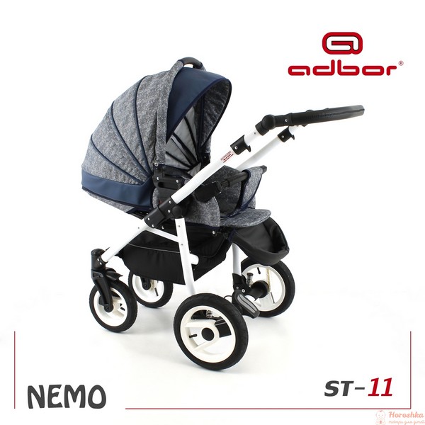 Продукт Adbor Nemo Style - Бебешка количка 3в1 - 0 - BG Hlapeta