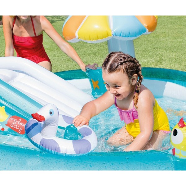 Продукт Intex Gator - Надуваем център за игра с пързалка Крокодил, 203х173х89см. - 0 - BG Hlapeta