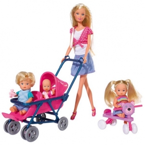 Simba Steffi Love - Кукла с три бебета