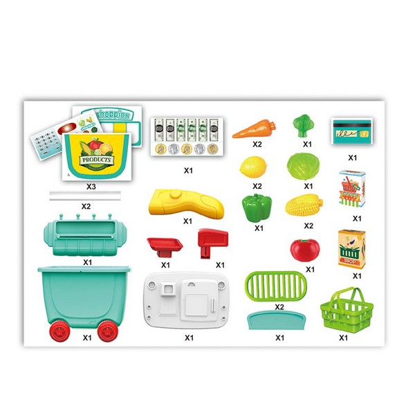 Продукт Bowa - Детски щанд за плод и зеленчук Супермаркет  - 0 - BG Hlapeta