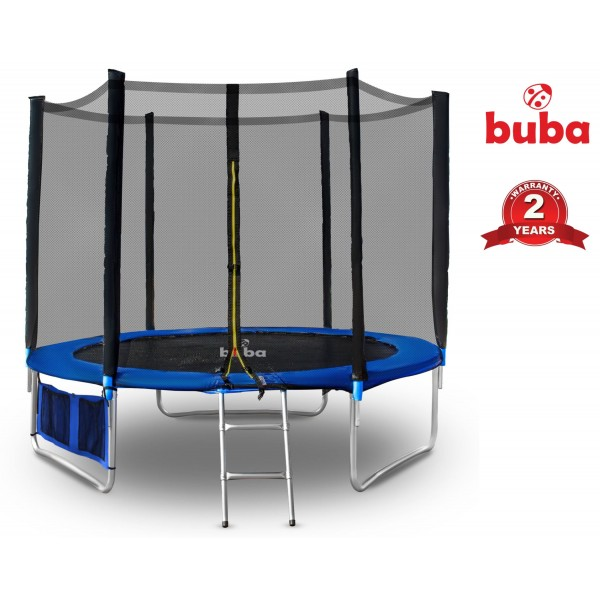 Продукт Buba - Детски батут 305 см с мрежа и стълба - 0 - BG Hlapeta