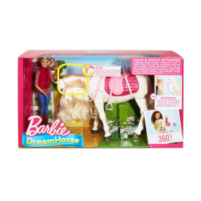 Barbie - Интерактивен кон с движения и звуци