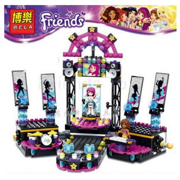 Продукт Bela  448pcs Friends Series Pop Star Show Stage Livi Andrea - 0 - BG Hlapeta