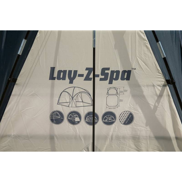 Продукт Bestway Lay-Z-Spa - Тента беседка за поставяне над басейн или джакузи 390 cm x 390 cm x 255 cm - 0 - BG Hlapeta