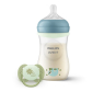 Продукт Нощен комплект за бебе Philips AVENT SCD838/17 със шише за хранене - Natural Response 260 мл с биберон без протичане със среден поток и залъгалка Ultra Soft - 1 - BG Hlapeta